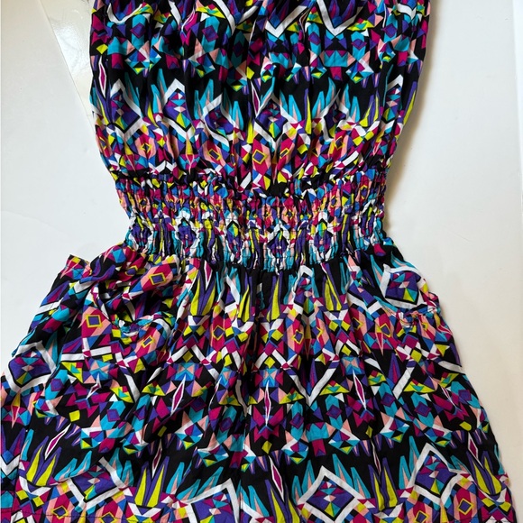 TOXIk Multicolor Strapless Short jumper with front and rear pockets . Size 2X - Picture 3 of 12